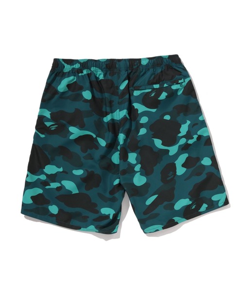 A BATHING APE(アベイシングエイプ)の「COLOR CAMO APE HEAD ONE POINT BEACH SHORTS(その他パンツ・メンズ・ブラック/グリーン/レッド/パープル・X-LARGE/SMALL/XX-LARGE/MEDIUM/LARGE)」の6枚目の写真