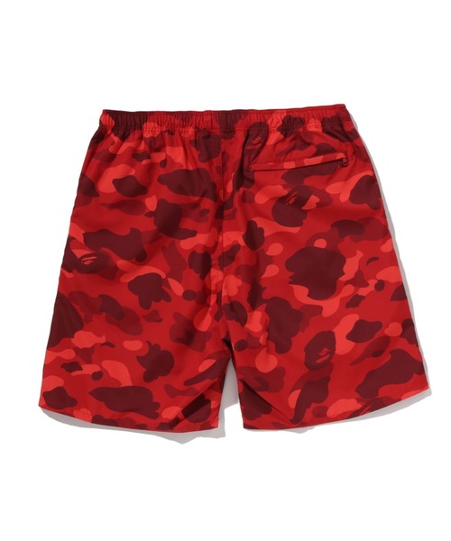 A BATHING APE(アベイシングエイプ)の「COLOR CAMO APE HEAD ONE POINT BEACH SHORTS(その他パンツ・メンズ・ブラック/グリーン/レッド/パープル・X-LARGE/SMALL/XX-LARGE/MEDIUM/LARGE)」の8枚目の写真