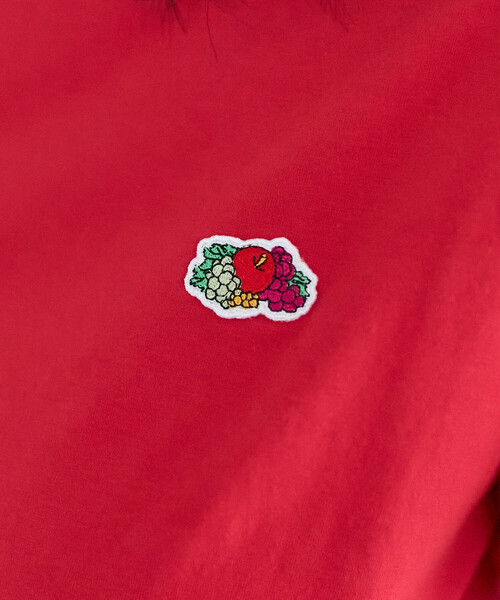 FREAK'S STORE（フリークスストア）の「FRUIT OF THE LOOM × FREAK'S STORE/フルーツオブザルーム 別注 ベーシック半袖Tシャツ（Tシャツ/カットソー・レディース・オフホワイト/ネイビー/レッド/ブラウン/ブラック・MEDIUM/SMALL）」の8枚目の写真