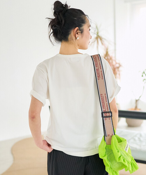 FREAK'S STORE（フリークスストア）の「FRUIT OF THE LOOM × FREAK'S STORE/フルーツオブザルーム 別注 ベーシック半袖Tシャツ（Tシャツ/カットソー・レディース・オフホワイト/ネイビー/レッド/ブラウン/ブラック・MEDIUM/SMALL）」の15枚目の写真