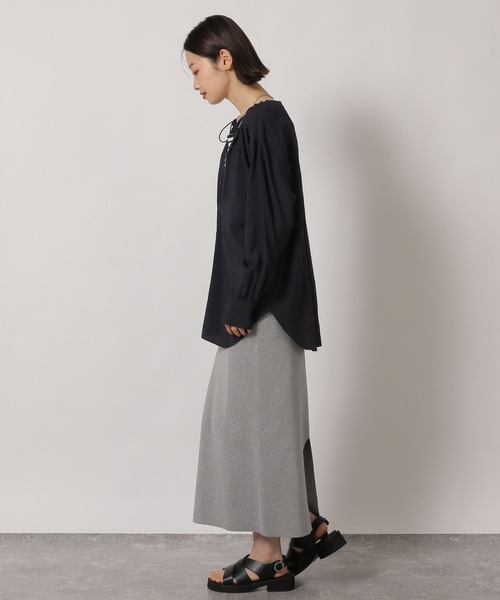 LAKOLE（ラコレ）の「ドロストシアーブラウス / 659839（シャツ/ブラウス・レディース・ブラック/イエロー/ブルー系その他/グリーン系その他・FREE）」の6枚目の写真