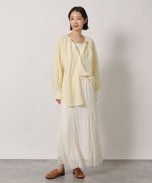 LAKOLE（ラコレ）の「ドロストシアーブラウス / 659839（シャツ/ブラウス・レディース・ブラック/イエロー/ブルー系その他/グリーン系その他・FREE）」の19枚目の写真