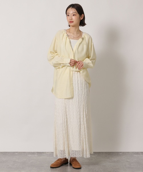 LAKOLE（ラコレ）の「ドロストシアーブラウス / 659839（シャツ/ブラウス・レディース・ブラック/イエロー/ブルー系その他/グリーン系その他・FREE）」の20枚目の写真