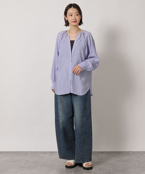 LAKOLE（ラコレ）の「ドロストシアーブラウス / 659839（シャツ/ブラウス・レディース・ブラック/イエロー/ブルー系その他/グリーン系その他・FREE）」の13枚目の写真