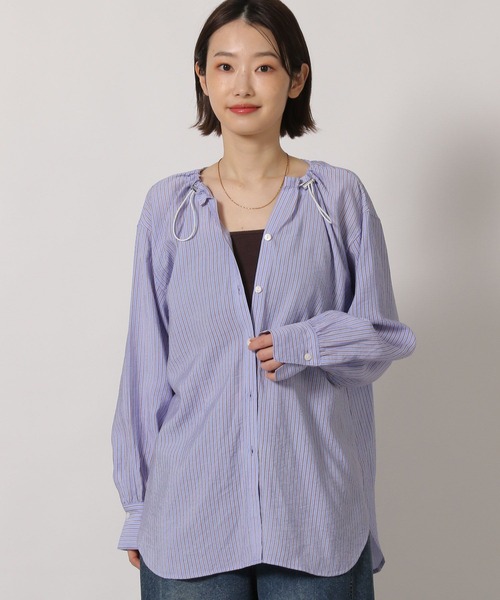 LAKOLE（ラコレ）の「ドロストシアーブラウス / 659839（シャツ/ブラウス・レディース・ブラック/イエロー/ブルー系その他/グリーン系その他・FREE）」の16枚目の写真