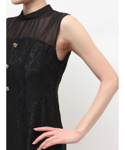 MERCURYDUO(マーキュリーデュオ)の「レースベアドッキングワンピース(ワンピース・レディース・ブラック/ブルー・MEDIUM/SMALL)」の13枚目の写真