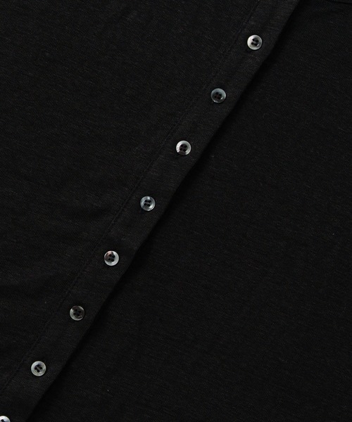 kha:ki(カーキ)の「「KHA:KI / カーキ」リネン11Bカーディガン(Tシャツ/カットソー・レディース・ブラック/オフホワイト/オリーブ/ライトベージュ・1)」の18枚目の写真