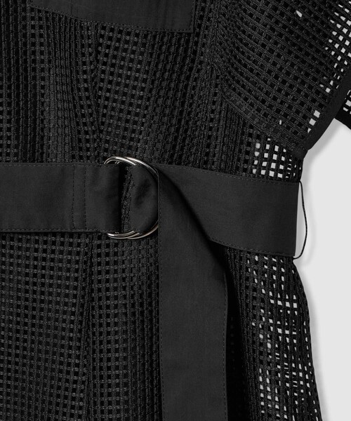 ANAYI（アナイ）の「メッシュラッセルフレア袖 ワンピース（ワンピース・レディース・ブラック・38/36/34）」の11枚目の写真