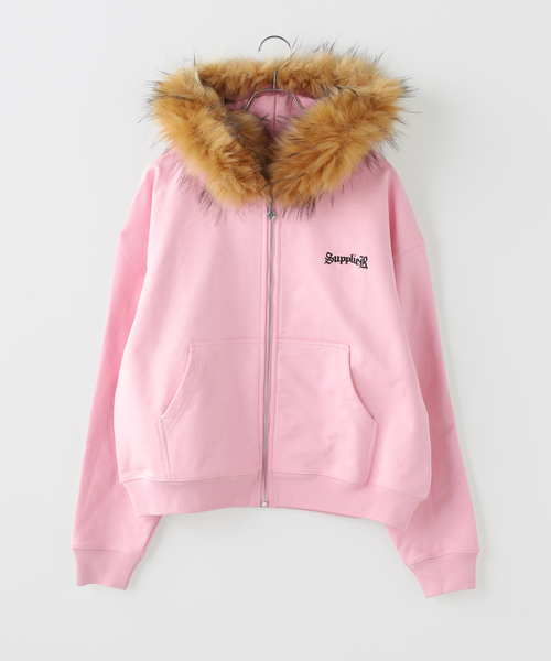 SUPPLIER / サプライヤー Fur Cross Zip Hoodie（パーカー）｜SUPPLIER