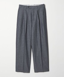 Steven Alan（スティーブンアラン）の「＜Steven Alan＞ デニムシャンブレー イン ツープリーツ ドレス トラウザーズ（スラックス）」