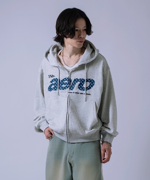 improves(インプローブス)の「総柄ロゴ ZIPパーカー(パーカー・メンズ・ブラック/ピンク/グレー・LARGE/MEDIUM)」の9枚目の写真