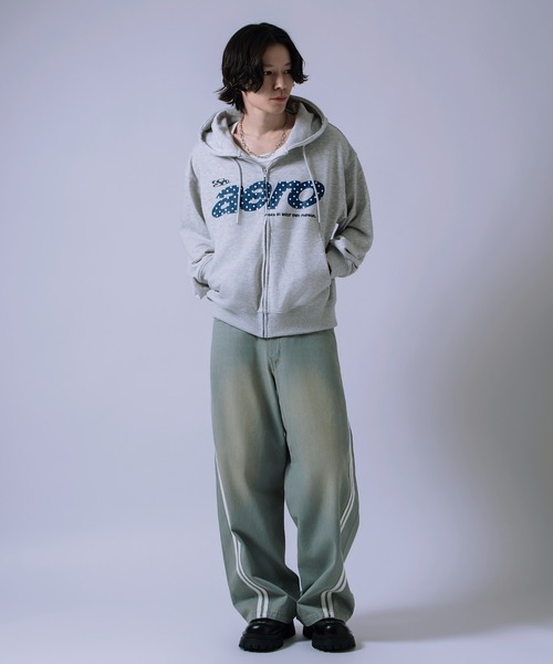 improves(インプローブス)の「総柄ロゴ ZIPパーカー(パーカー・メンズ・ブラック/ピンク/グレー・LARGE/MEDIUM)」の13枚目の写真