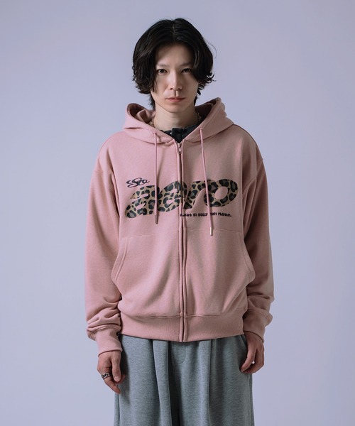 improves(インプローブス)の「総柄ロゴ ZIPパーカー(パーカー・メンズ・ブラック/ピンク/グレー・LARGE/MEDIUM)」の14枚目の写真