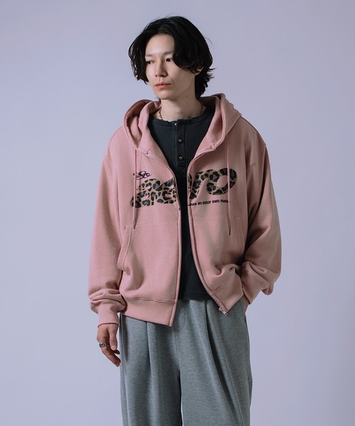improves(インプローブス)の「総柄ロゴ ZIPパーカー(パーカー・メンズ・ブラック/ピンク/グレー・LARGE/MEDIUM)」の17枚目の写真