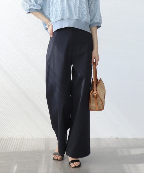 Jines（ジネス）の「ドライオックスマーベルトパンツ（その他パンツ・レディース・ホワイト/ピンク/ネイビー/ブラウン・38/36）」の3枚目の写真