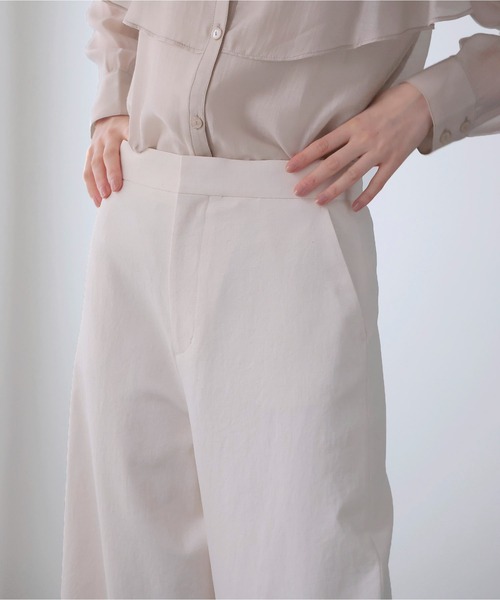 Jines（ジネス）の「ドライオックスマーベルトパンツ（その他パンツ・レディース・ホワイト/ピンク/ネイビー/ブラウン・38/36）」の11枚目の写真