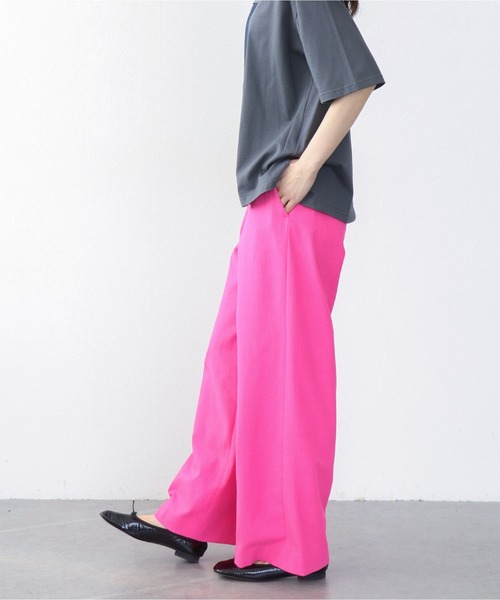 Jines（ジネス）の「ドライオックスマーベルトパンツ（その他パンツ・レディース・ホワイト/ピンク/ネイビー/ブラウン・38/36）」の17枚目の写真