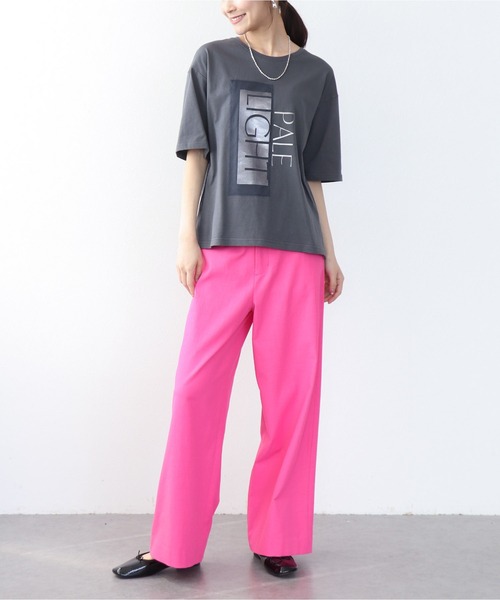 Jines（ジネス）の「ドライオックスマーベルトパンツ（その他パンツ・レディース・ホワイト/ピンク/ネイビー/ブラウン・38/36）」の18枚目の写真