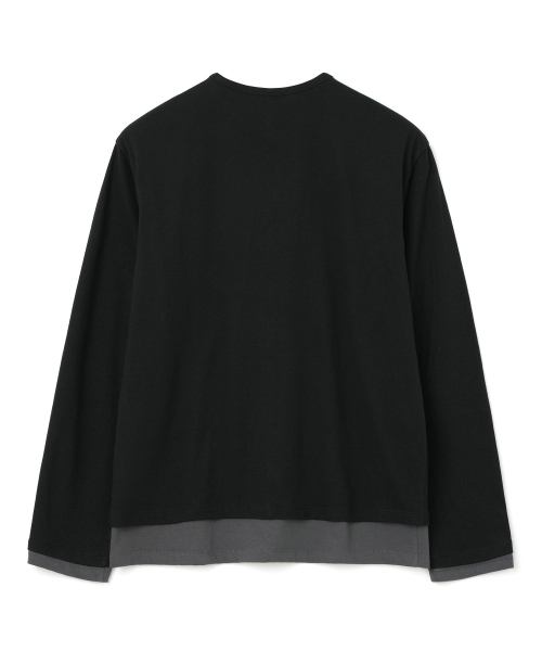 Millo Archive（ミロ アーカイブ）の「スキンレイヤードヘンリーネックTシャツ[ブラック]（Tシャツ/カットソー・メンズ・その他・LARGE/X-LARGE/MEDIUM）」の5枚目の写真
