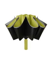 VACCI（ヴァッチ）の「3段自動紫外線遮断ブラック遮光逆折りビッグサイズ傘（長傘）」