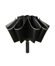 VACCI（ヴァッチ）の「3段自動紫外線遮断ブラック遮光逆折りビッグサイズ傘（長傘）」