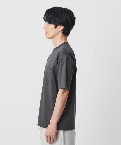 BEAUTY&YOUTH UNITED ARROWS(ビューティーアンドユースユナイテッドアローズ)の「サルージャ 1ポケット クルーネック 半袖Tシャツ(Tシャツ/カットソー・メンズ・ホワイト/ダークグレー/ブラック・S/L/M/XL)」の20枚目の写真