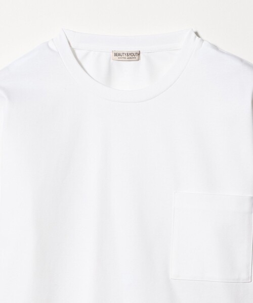 BEAUTY&YOUTH UNITED ARROWS(ビューティーアンドユースユナイテッドアローズ)の「サルージャ 1ポケット クルーネック 半袖Tシャツ(Tシャツ/カットソー・メンズ・ホワイト/ダークグレー/ブラック・S/L/M/XL)」の10枚目の写真