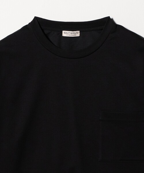 BEAUTY&YOUTH UNITED ARROWS(ビューティーアンドユースユナイテッドアローズ)の「サルージャ 1ポケット クルーネック 半袖Tシャツ(Tシャツ/カットソー・メンズ・ホワイト/ダークグレー/ブラック・S/L/M/XL)」の7枚目の写真