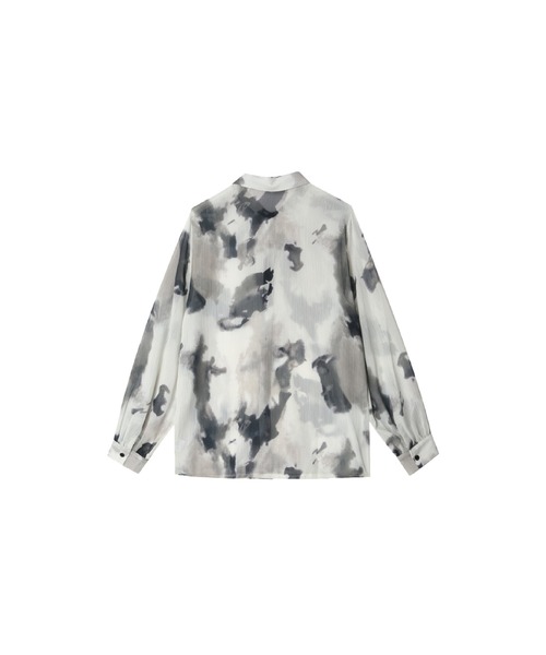 U:UME（ユーム）の「Ink Style Shirt（シャツ/ブラウス・メンズ・グレー・MEDIUM）」の2枚目の写真