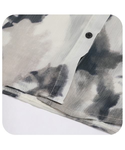 U:UME（ユーム）の「Ink Style Shirt（シャツ/ブラウス・メンズ・グレー・MEDIUM）」の5枚目の写真