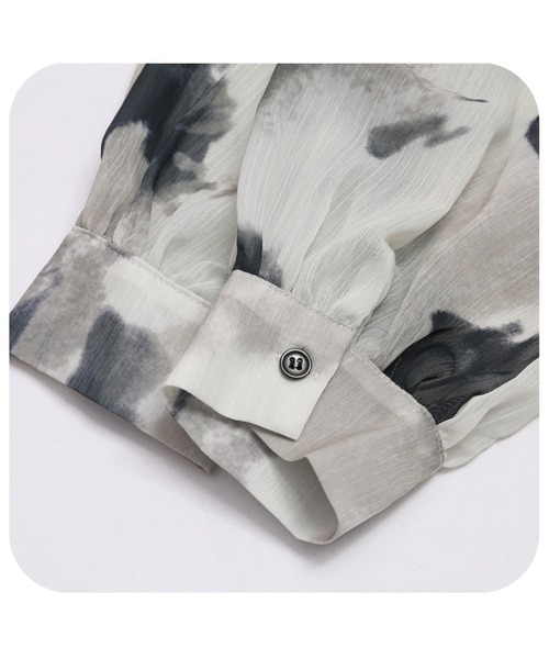 U:UME（ユーム）の「Ink Style Shirt（シャツ/ブラウス・メンズ・グレー・MEDIUM）」の7枚目の写真