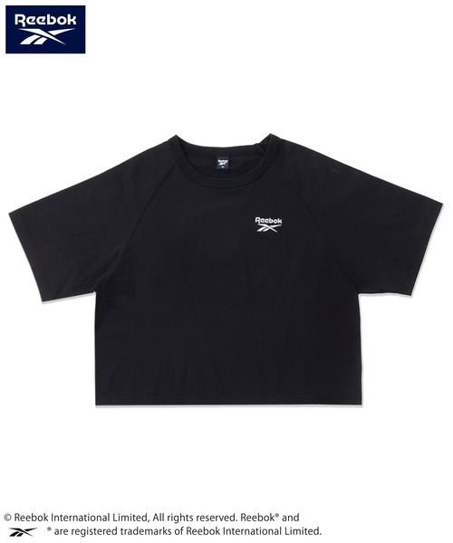 Reebok(リーボック)の「【karlas別注】Reebok リーボック クロップド ラグランTシャツ UVカット 接触冷感 半袖Tシャツ(Tシャツ/カットソー・レディース・ホワイト×ブラック/ブラック/ホワイト×ネイビー・M/L/LL)」の17枚目の写真
