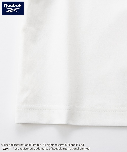 Reebok(リーボック)の「【karlas別注】Reebok リーボック クロップド ラグランTシャツ UVカット 接触冷感 半袖Tシャツ(Tシャツ/カットソー・レディース・ホワイト×ブラック/ブラック/ホワイト×ネイビー・M/L/LL)」の21枚目の写真