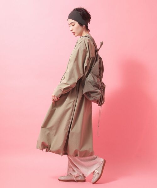 Green　Parks（グリーンパークス）の「ナップリュック（バックパック/リュック・レディース・ブラック/カーキ・FREE）」の17枚目の写真