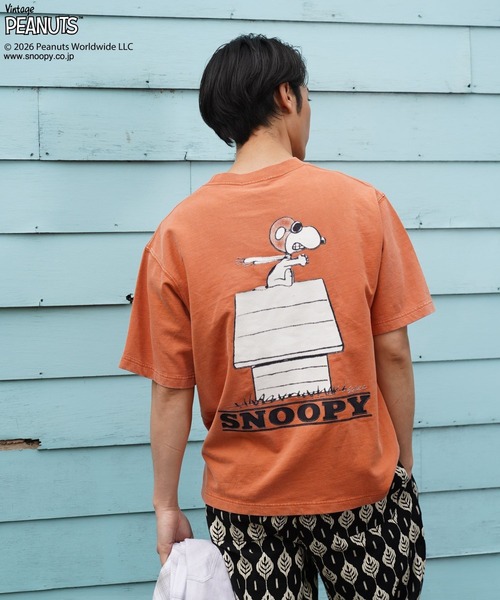 BAYFLOW(ベイフロー)の「【PEANUTS×BAYFLOW】ピーナッツアソートTシャツ(Tシャツ/カットソー・メンズ・チャコール/ブルー/グリーン/ホワイト/ベージュ/オレンジ・LARGE/MEDIUM)」の6枚目の写真