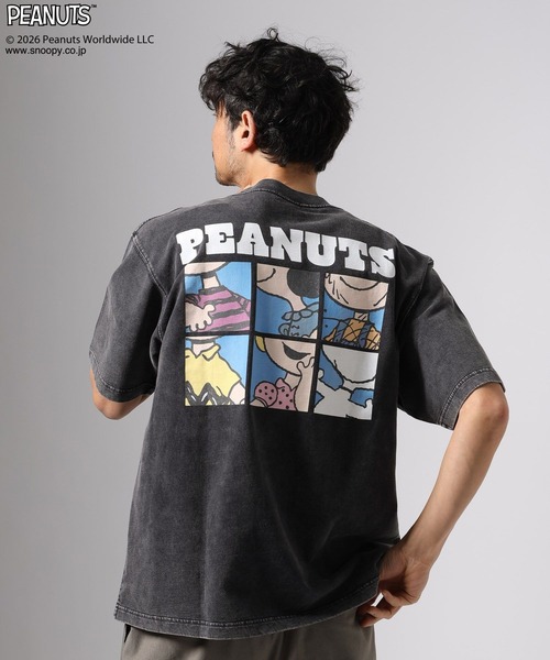 BAYFLOW(ベイフロー)の「【PEANUTS×BAYFLOW】ピーナッツアソートTシャツ(Tシャツ/カットソー・メンズ・チャコール/ブルー/グリーン/ホワイト/ベージュ/オレンジ・LARGE/MEDIUM)」の3枚目の写真