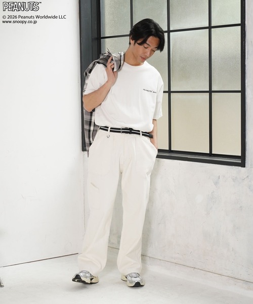 BAYFLOW(ベイフロー)の「【PEANUTS×BAYFLOW】ピーナッツアソートTシャツ(Tシャツ/カットソー・メンズ・チャコール/ブルー/グリーン/ホワイト/ベージュ/オレンジ・LARGE/MEDIUM)」の7枚目の写真