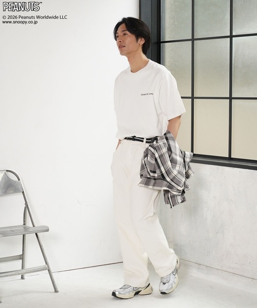 BAYFLOW(ベイフロー)の「【PEANUTS×BAYFLOW】ピーナッツアソートTシャツ(Tシャツ/カットソー・メンズ・チャコール/ブルー/グリーン/ホワイト/ベージュ/オレンジ・LARGE/MEDIUM)」の8枚目の写真