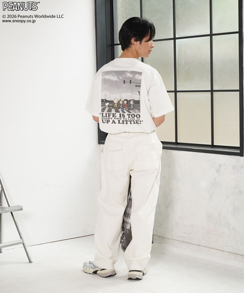 BAYFLOW(ベイフロー)の「【PEANUTS×BAYFLOW】ピーナッツアソートTシャツ(Tシャツ/カットソー・メンズ・チャコール/ブルー/グリーン/ホワイト/ベージュ/オレンジ・LARGE/MEDIUM)」の9枚目の写真