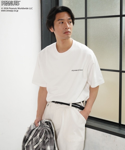 BAYFLOW(ベイフロー)の「【PEANUTS×BAYFLOW】ピーナッツアソートTシャツ(Tシャツ/カットソー・メンズ・チャコール/ブルー/グリーン/ホワイト/ベージュ/オレンジ・LARGE/MEDIUM)」の10枚目の写真