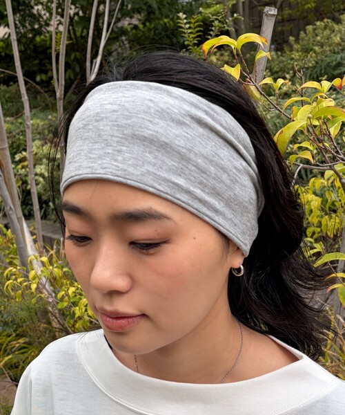 La Maison de Lyllis（メゾンドリリス）の「【La Maison de Lyllis/ラ メゾン ド リリス】FRAI HEADBAND フライヘッドバンド ヘアバンド（ヘアバンド・レディース・グレー/ブラウン・フリー）」の2枚目の写真