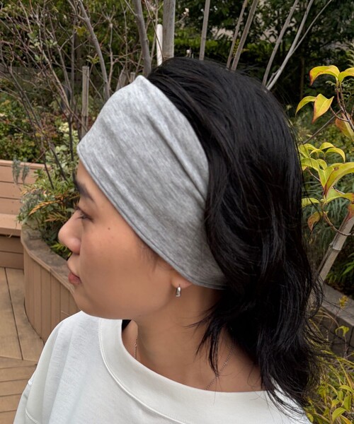 La Maison de Lyllis（メゾンドリリス）の「【La Maison de Lyllis/ラ メゾン ド リリス】FRAI HEADBAND フライヘッドバンド ヘアバンド（ヘアバンド・レディース・グレー/ブラウン・フリー）」の3枚目の写真