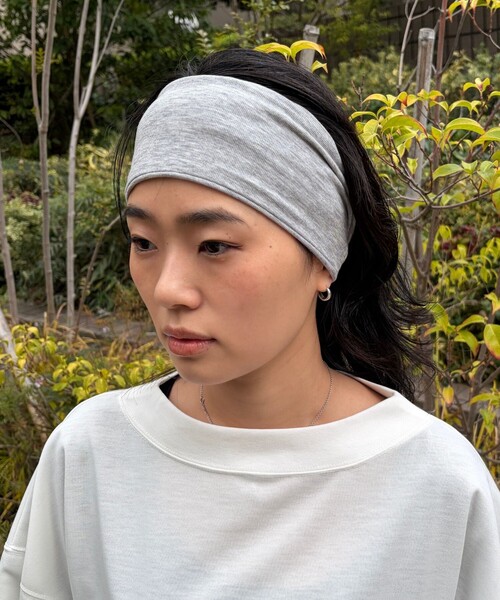 La Maison de Lyllis（メゾンドリリス）の「【La Maison de Lyllis/ラ メゾン ド リリス】FRAI HEADBAND フライヘッドバンド ヘアバンド（ヘアバンド・レディース・グレー/ブラウン・フリー）」の4枚目の写真