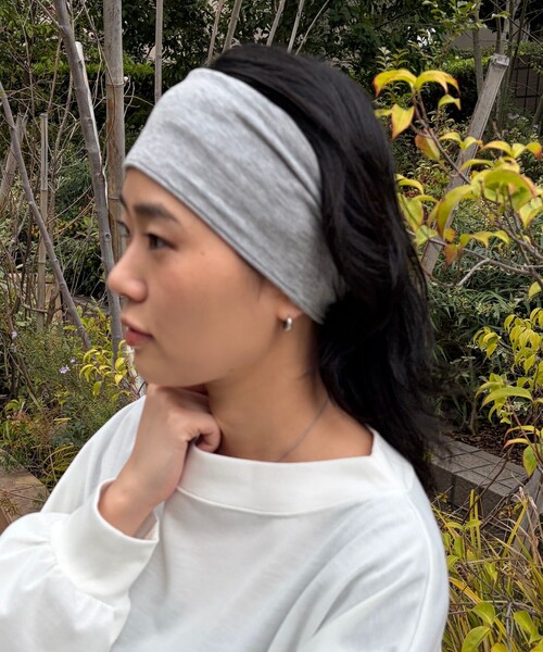 La Maison de Lyllis（メゾンドリリス）の「【La Maison de Lyllis/ラ メゾン ド リリス】FRAI HEADBAND フライヘッドバンド ヘアバンド（ヘアバンド・レディース・グレー/ブラウン・フリー）」の6枚目の写真