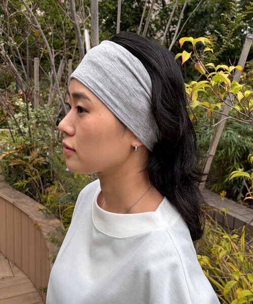 La Maison de Lyllis（メゾンドリリス）の「【La Maison de Lyllis/ラ メゾン ド リリス】FRAI HEADBAND フライヘッドバンド ヘアバンド（ヘアバンド・レディース・グレー/ブラウン・フリー）」の7枚目の写真
