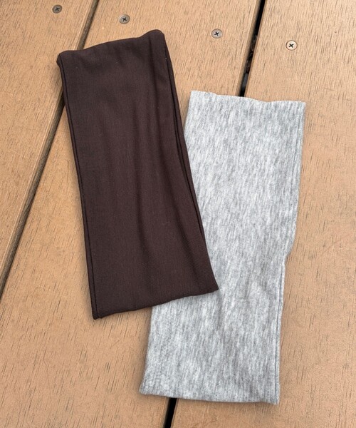 La Maison de Lyllis（メゾンドリリス）の「【La Maison de Lyllis/ラ メゾン ド リリス】FRAI HEADBAND フライヘッドバンド ヘアバンド（ヘアバンド・レディース・グレー/ブラウン・フリー）」の18枚目の写真