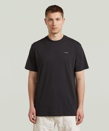 True Regular T-Shirt/ベーシックデザインワンポイントブランドロゴTシャツ