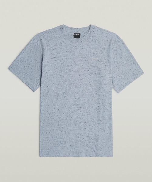 G-STAR(ジースター)の「True Regular T-Shirt/ベーシックデザインワンポイントブランドロゴTシャツ(Tシャツ/カットソー・メンズ・ダークブラック/ホワイト系その他/ライトブルー・MEDIUM/SMALL/X-SMALL/X-LARGE/LARGE)」の17枚目の写真