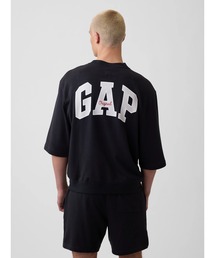 GAP（ギャップ）の「オーバーサイズ GAPロゴ フレンチテリーTシャツ（スウェット）」