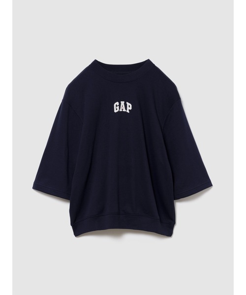 GAP（ギャップ）の「オーバーサイズ GAPロゴ フレンチテリーTシャツ（スウェット・メンズ・オフホワイト/ネイビー/ブラウン/ブラック・XS/L/M/S/XL）」の8枚目の写真